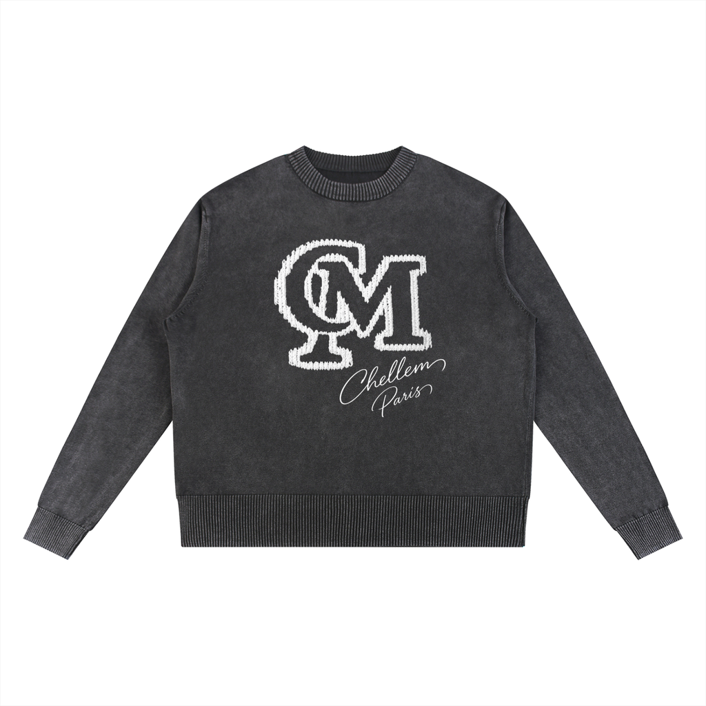 Mineral Wash Oversized Sweater