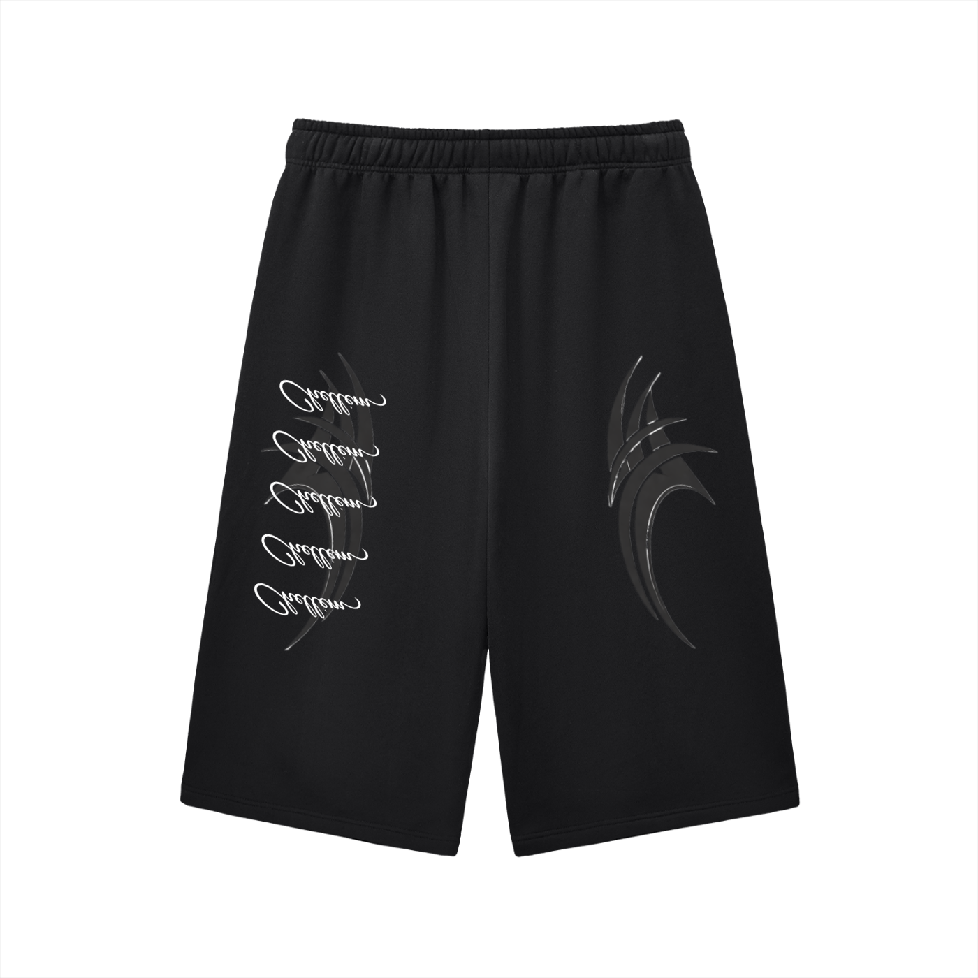 Relaxed Drawstring Three-quarter Sweatpants