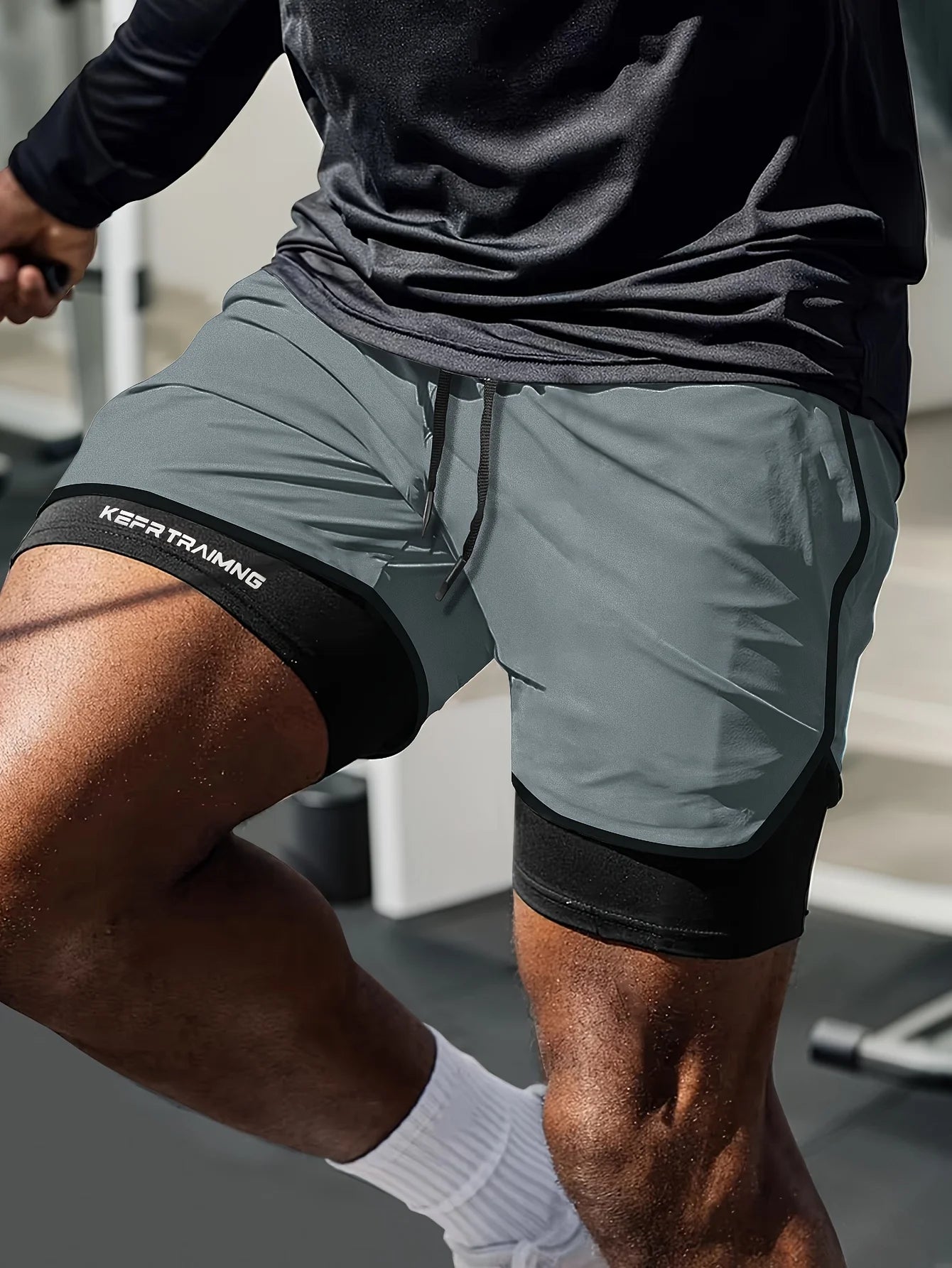 Men's Two-in-one Sports Shorts 