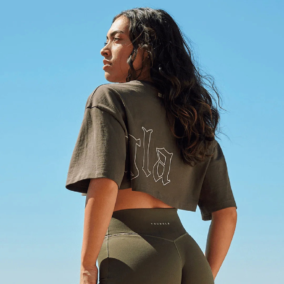 Crop Top Short Sleeve T Shirts