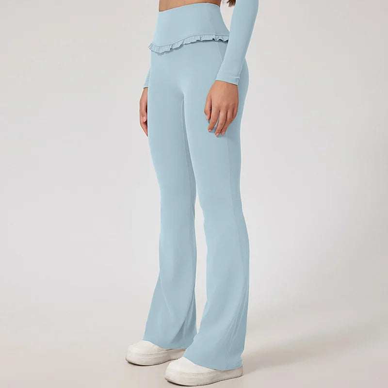 Cloud Hide Sports Flare Pants