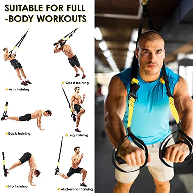 Training Straps/ Adjustable Pull Rope Resistance Bands Set