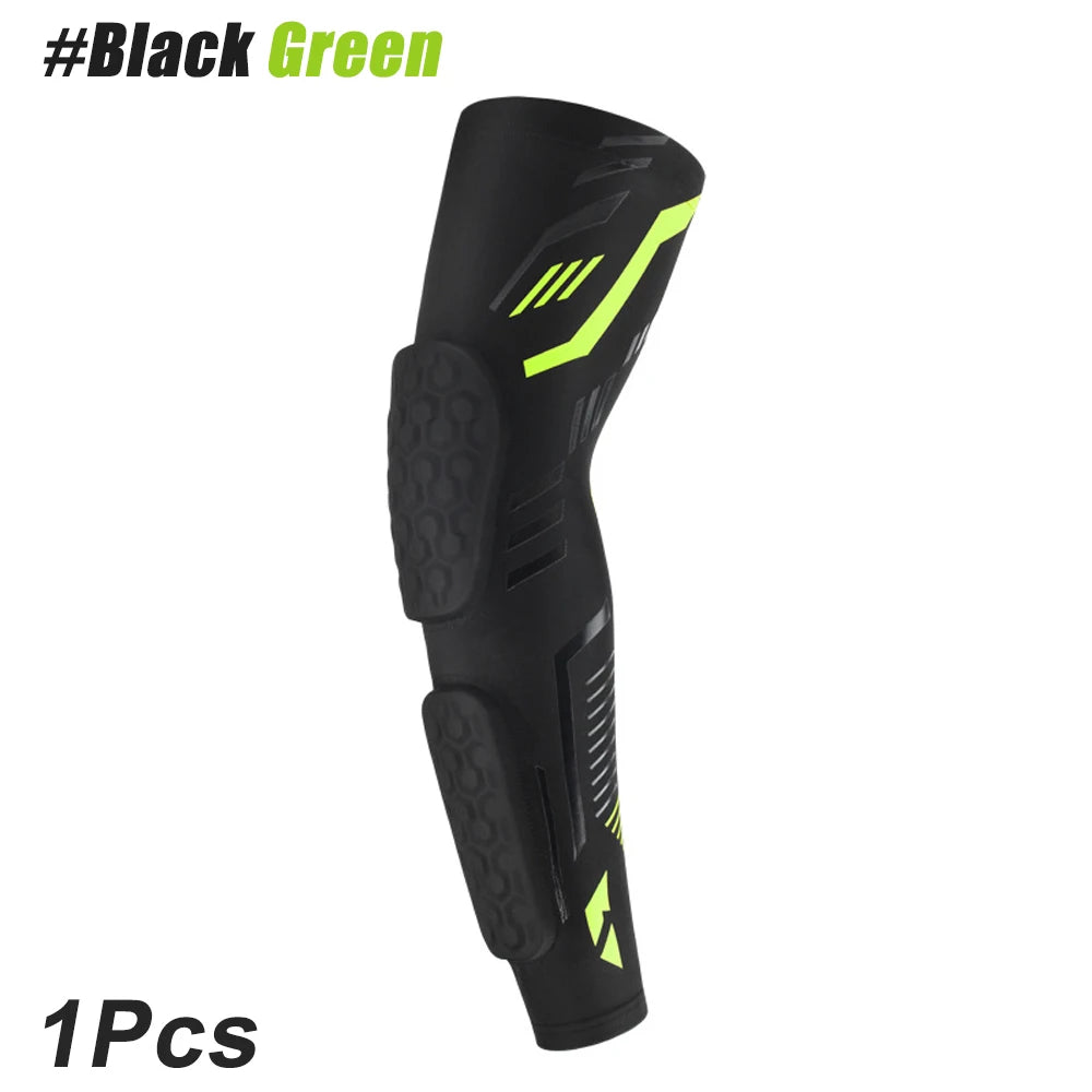 1 Pcs Sports Padded Arm Sleeves/Protective Compression Elbow Pad