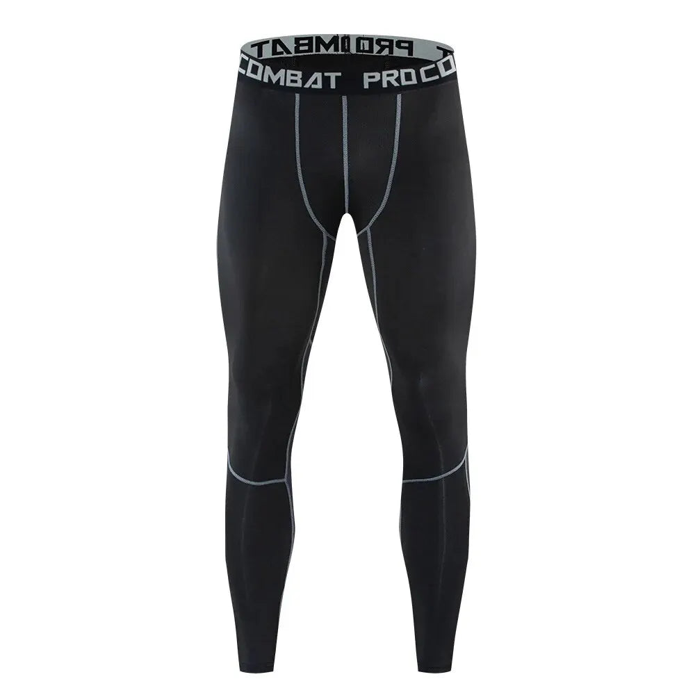 Sports Fitness Trousers Men's Milk Silk Stretch Skinny Ultra-Thin Quick-Dry Running Basketball Training Leggings