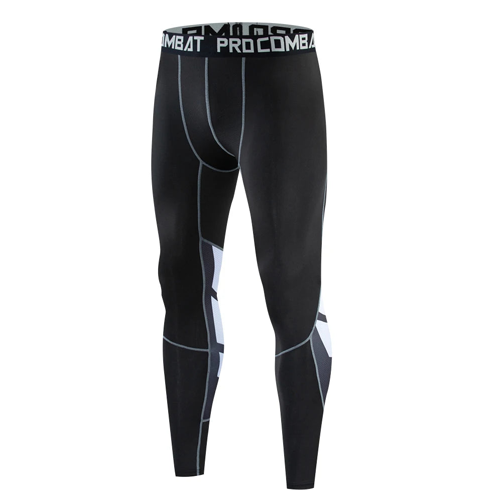 Sports Fitness Trousers Men's Milk Silk Stretch Skinny Ultra-Thin Quick-Dry Running Basketball Training Leggings