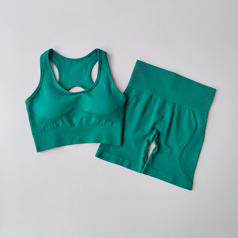 2 PCS Women's Seamless Training Set