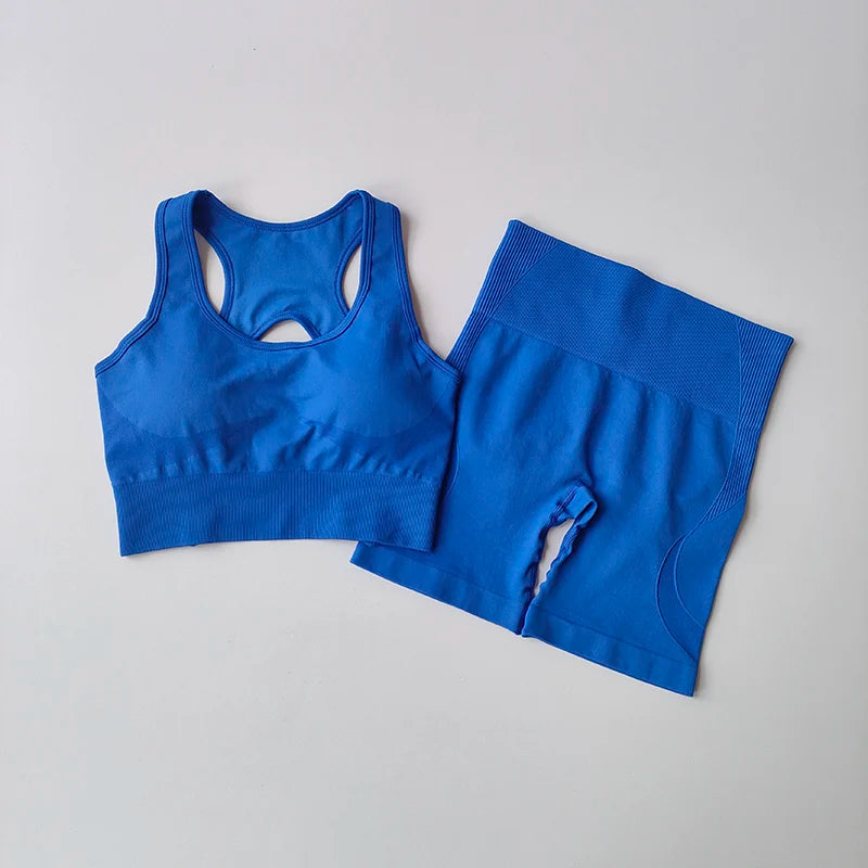 2 PCS Women's Seamless Training Set