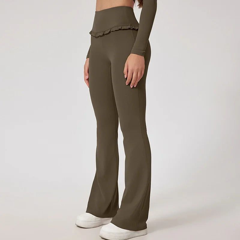 Cloud Hide Sports Flare Pants