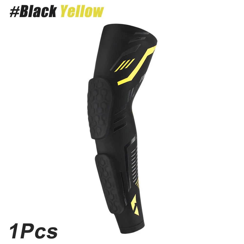 1 Pcs Sports Padded Arm Sleeves/Protective Compression Elbow Pad