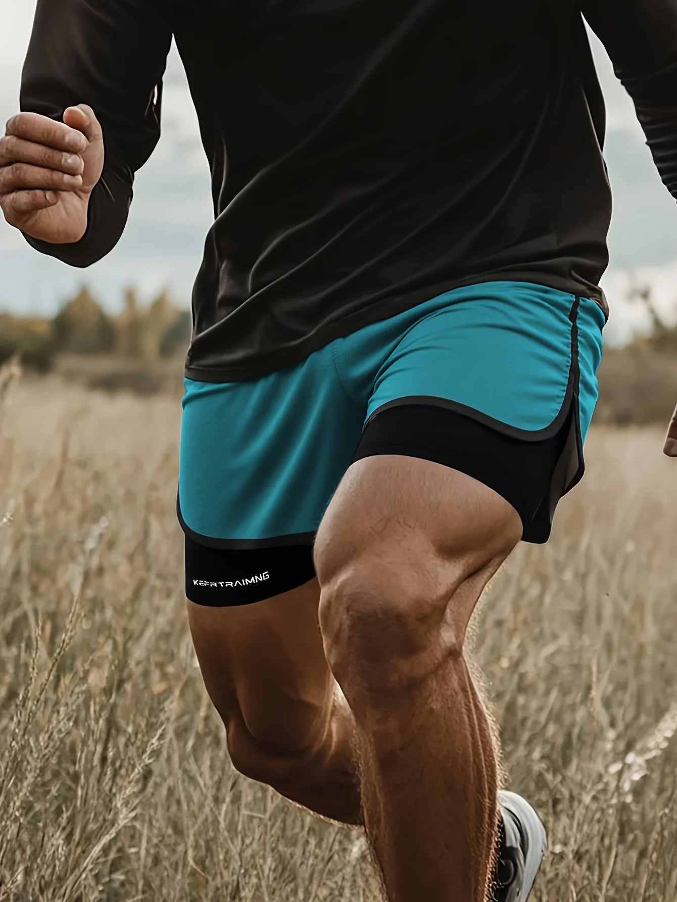 Men's Two-in-one Sports Shorts 