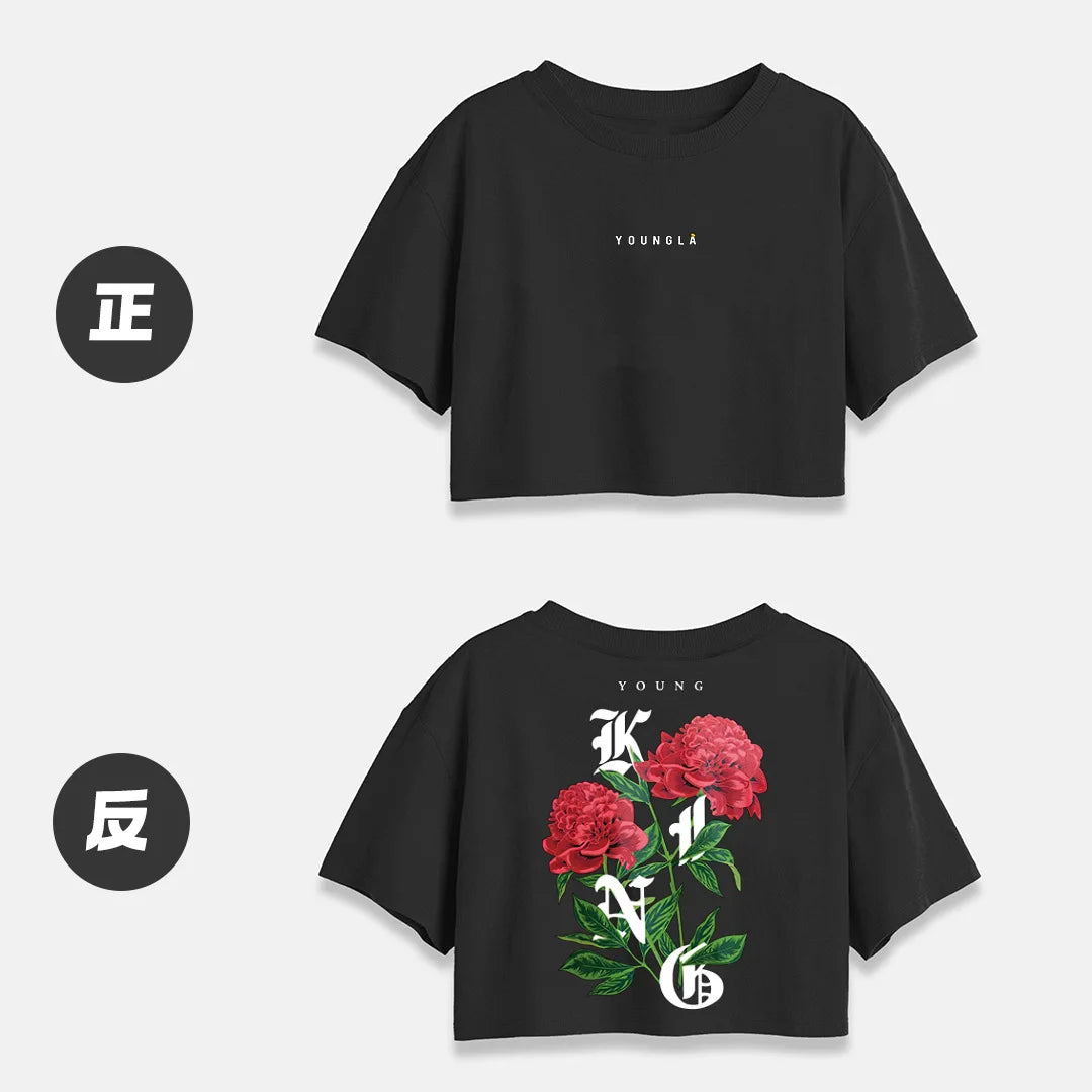 Crop Top Short Sleeve T Shirts