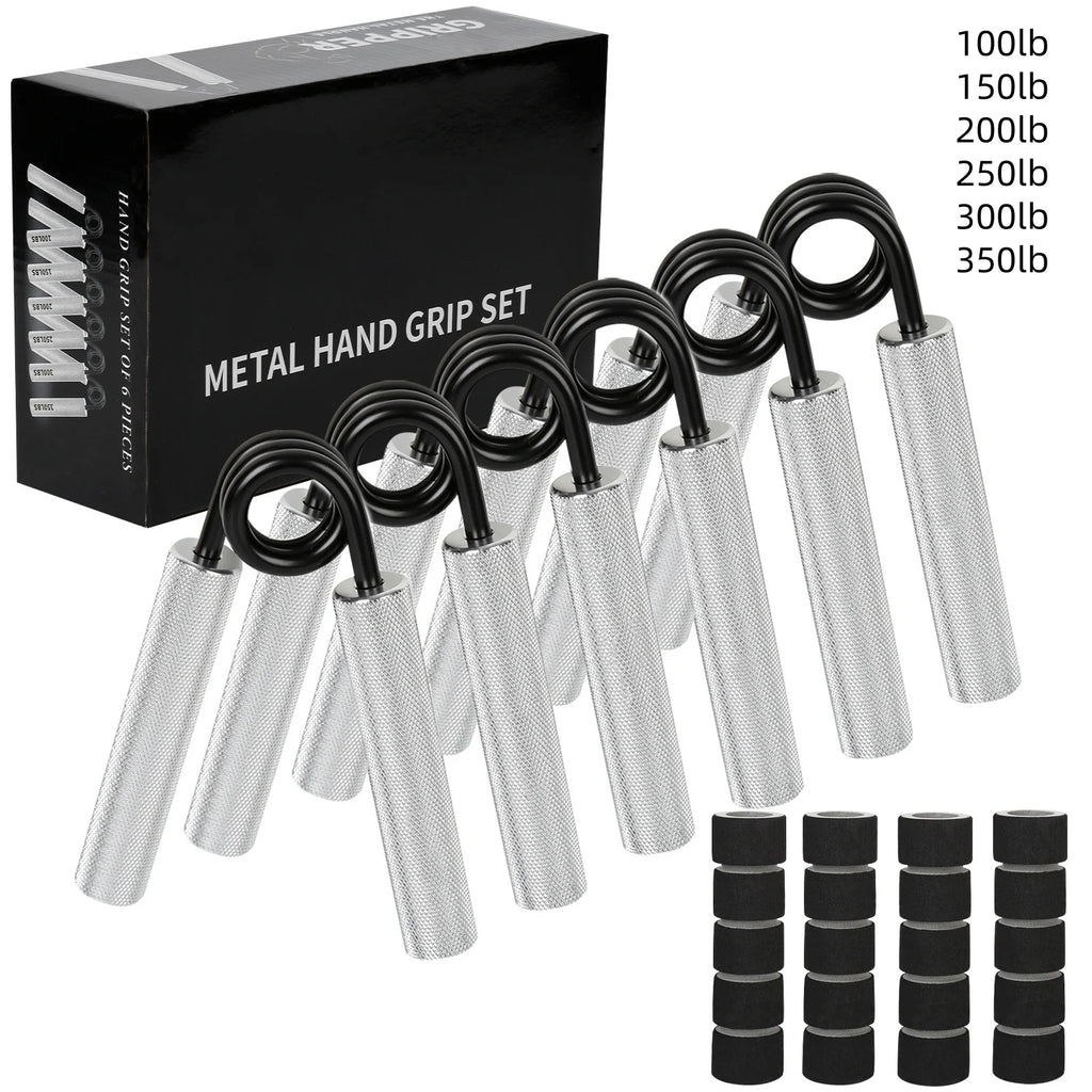 Hand Gripper with Sponge Sleeves/ Spring Steel Fitness Equipment