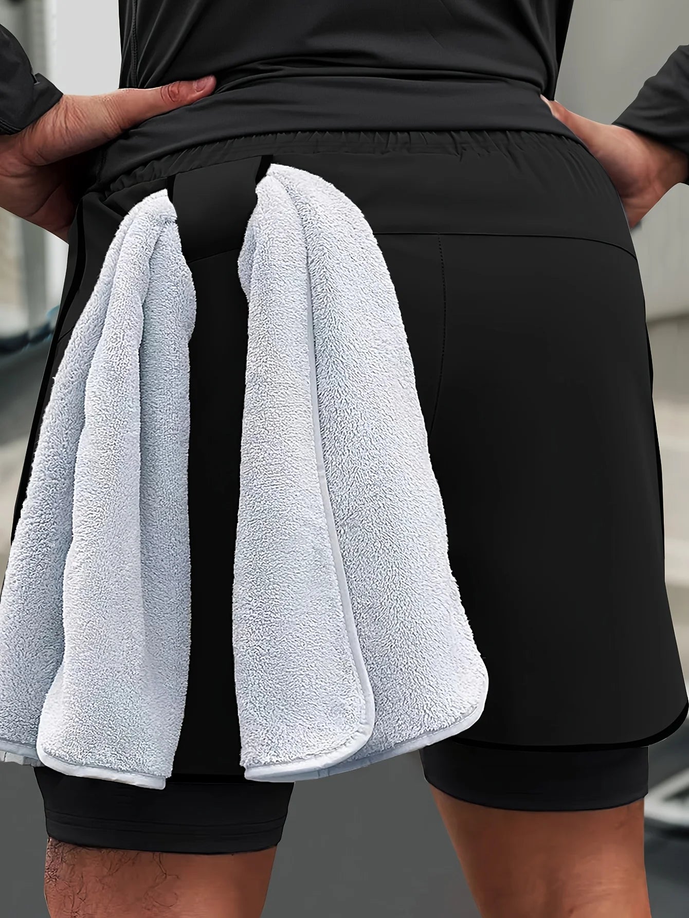 Men's Two-in-one Sports Shorts 