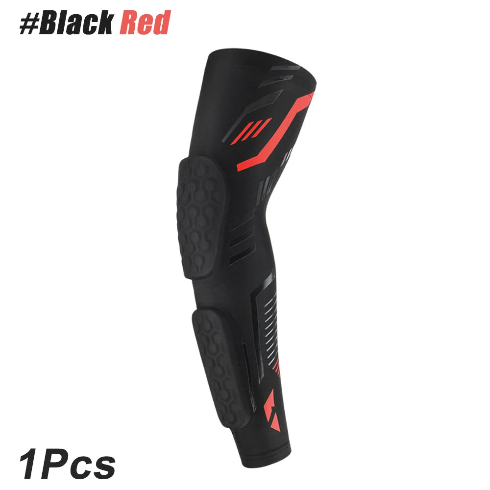 1 Pcs Sports Padded Arm Sleeves/Protective Compression Elbow Pad