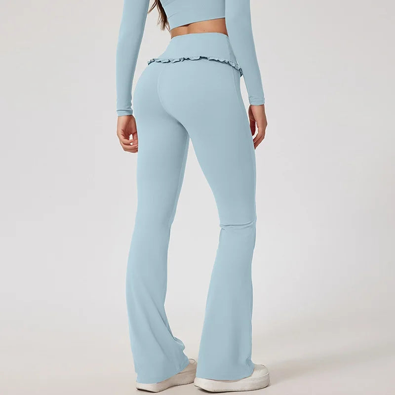 Cloud Hide Sports Flare Pants