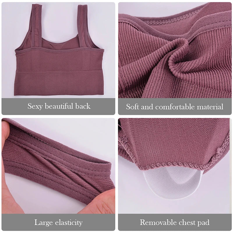 Stretchable Sports Bra Anti-Sweat