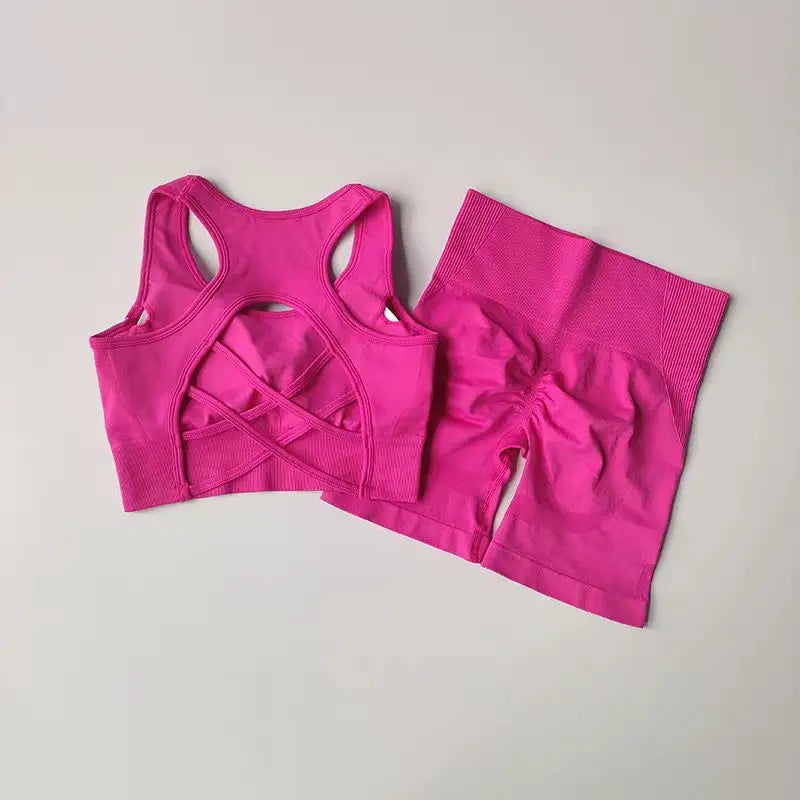 2 PCS Women's Seamless Training Set