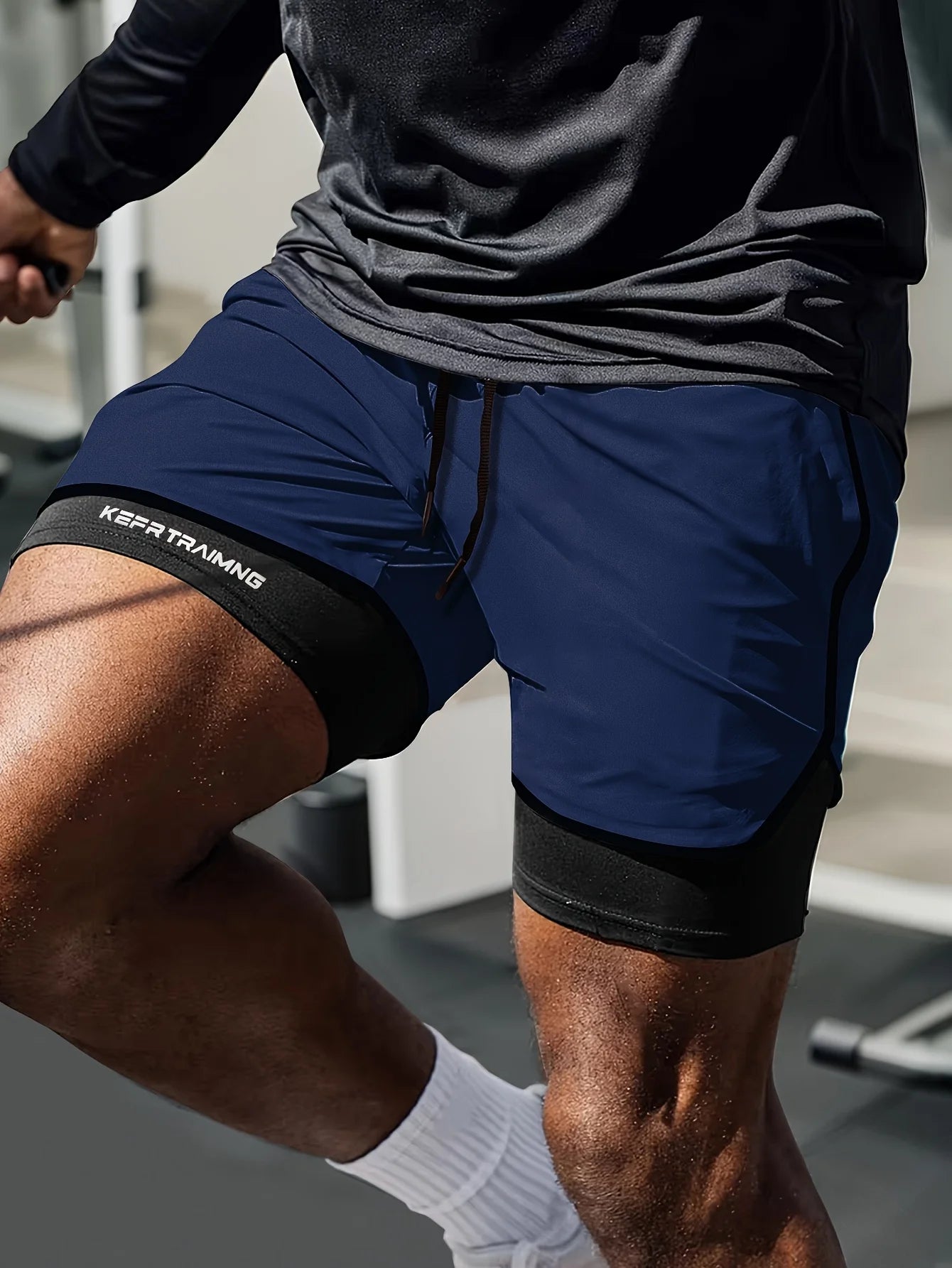 Men's Two-in-one Sports Shorts 